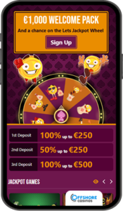 Letsjackpot Casino Mobile