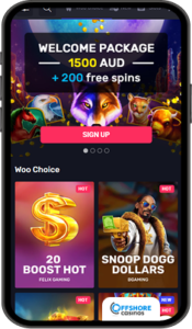 Woo Casino Mobile