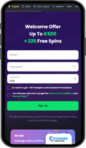 BitVegas Casino Mobile
