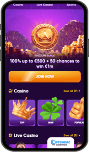 Kingmaker Casino Mobile