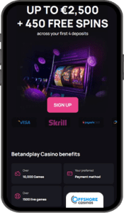 BetAndPlay Casino Mobile