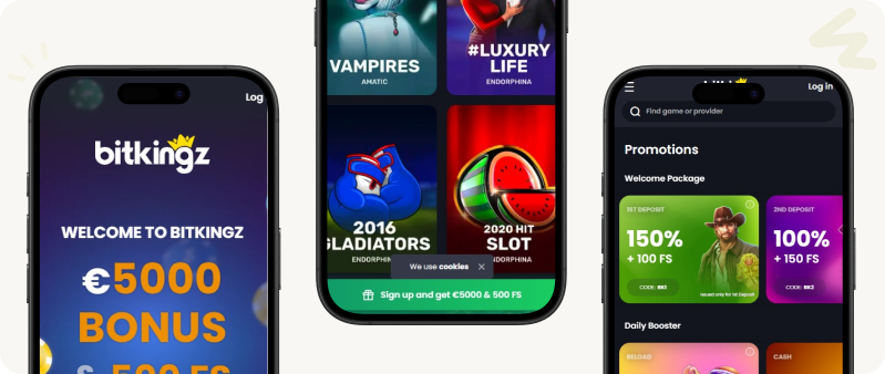 Bitkingz casino Dama N.V. Casinos